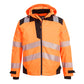 Portwest PW360OBRL -  sz L  PW3 Extreme Breathable Rain Jacket Orange/Black