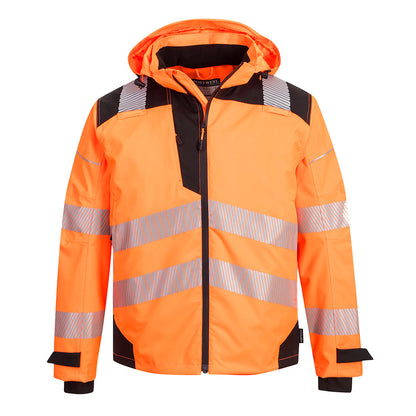 Portwest PW360OBRS -  sz S  PW3 Extreme Breathable Rain Jacket Orange/Black