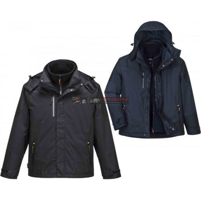 Portwest S553 Black or Navy Radial 3 in 1 Jacket work wear
