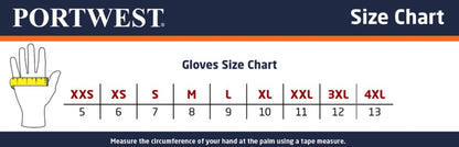 Portwest A220 - Green Sz XL Premium Chrome Rigger Glove Garden Builder