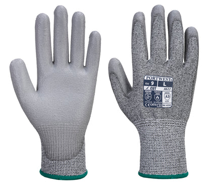 PORTWEST A622 Sz XXL Level 3 Medium Risk Cut resistant Glove PU Palm