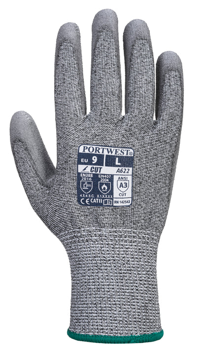 PORTWEST A622 Sz XXL Level 3 Medium Risk Cut resistant Glove PU Palm