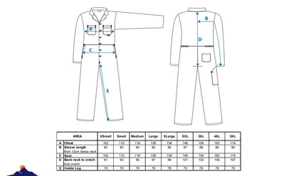 PORTWEST S999 sz XL Royal Blue Work Euro Boiler Suit Coverall Overall PPE Mechanic