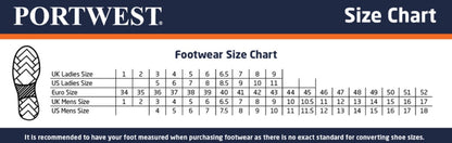 Portwest FW22 - Black Sz 9  Steelite Metatarsal Boot S3 HRO M Safety Shoe PPE
