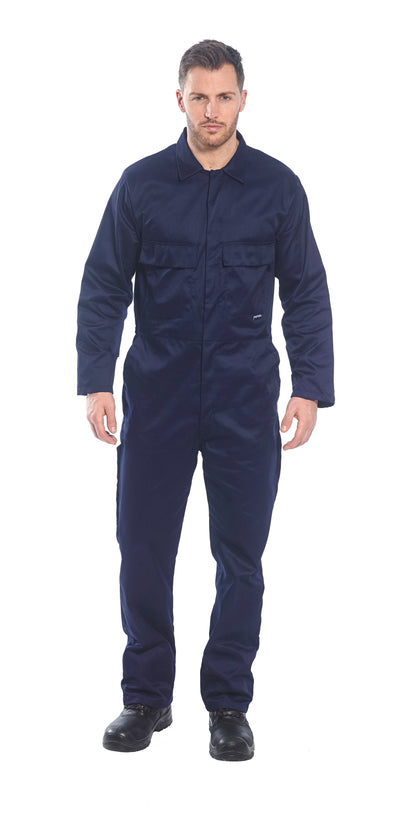 PORTWEST S999 sz XXL (tall) Navy Work Euro Boiler Suit Coverall Overall PPE Mechanic