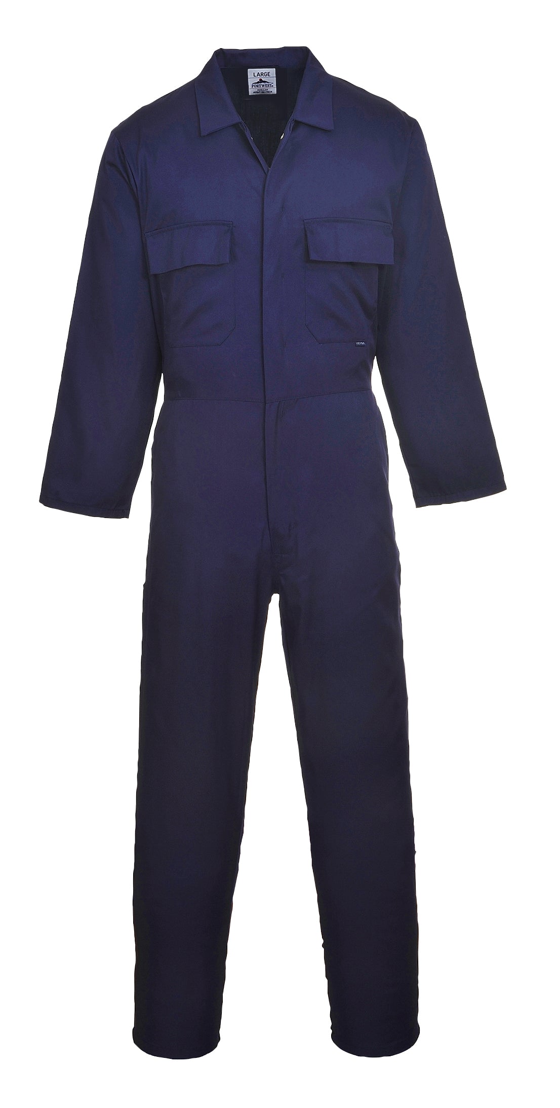 PORTWEST S999 sz XL (tall) Navy Work Euro Boiler Suit Coverall Overall PPE Mechanic