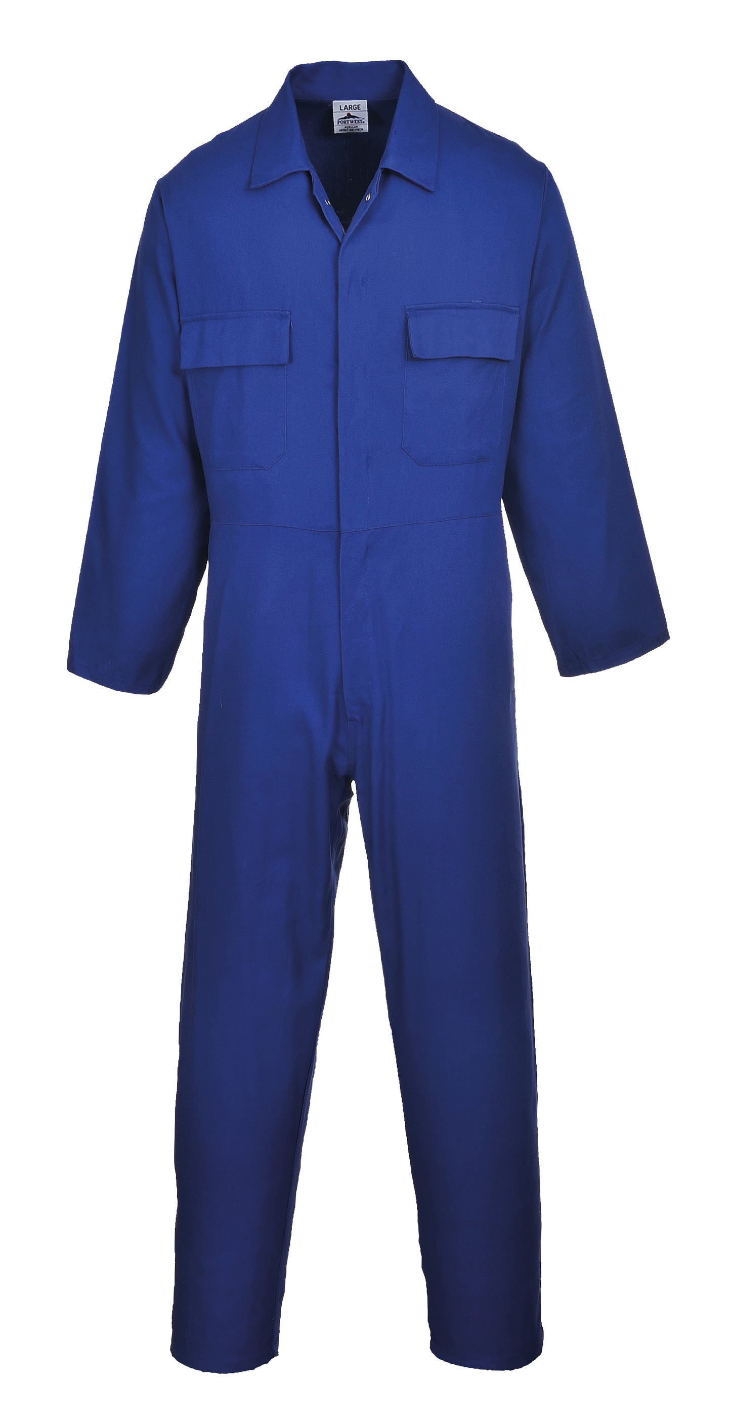 PORTWEST S999 sz L Royal Blue Work Euro Boiler Suit Coverall Overall PPE Mechanic
