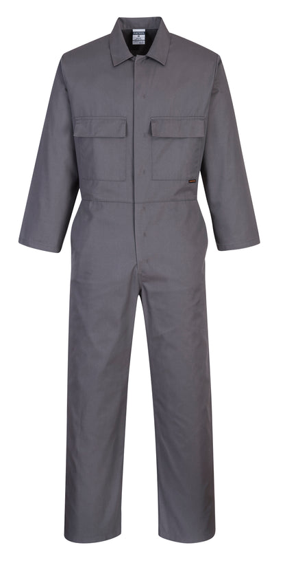PORTWEST S999 sz XL Grey Work Euro Boiler Suit Coverall Overall PPE Mechanic