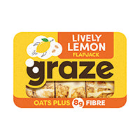 Graze Live Lemon Flapjack Punnet Pk9