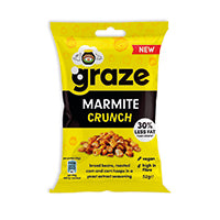 Graze Marmite Crunch 52g Bag Pk18