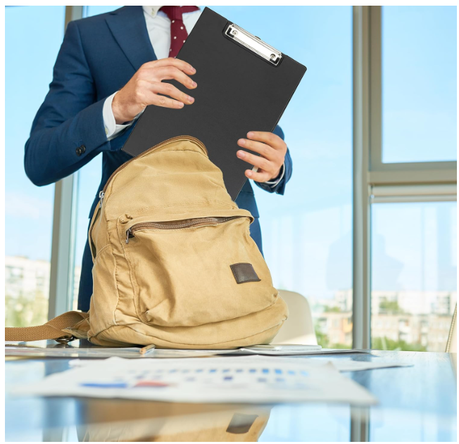 Rapesco 1520A Business Pack: 10 Fold Over Clipboards, A4+, Black