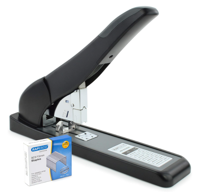 Rapesco 1551 ECO HD-210 Heavy Duty Stapler & 923/15mm Staples (1000pcs)