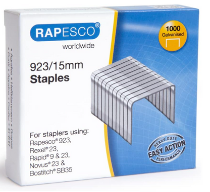 Rapesco 1551 ECO HD-210 Heavy Duty Stapler & 923/15mm Staples (1000pcs)