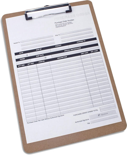 Rapesco 1601 A4 Hardboard Clipboard with Low Profile Clip, Pack of 12