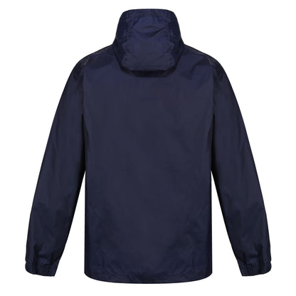 Regatta TRW248 | Pro Packaway Mens Waterproof Jacket | Black and Navy