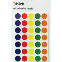 Blick Colored Lbls 13mm Ast Pk2800
