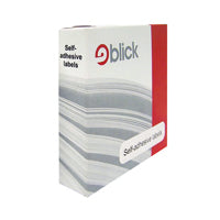Blick Display Label 25mm x 50mm White Pack of 400, In Dispenser