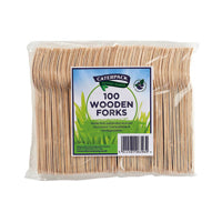 Caterpack Env Wooden Forks P100