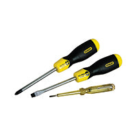 Stanley 3Pc Cushion Grip Screwdriver