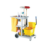 Janitorial Trolley Grey
