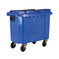 1100L Blue Wheeled Bin / Lid 377394