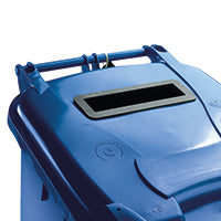 240L Locked Blue Wheelie Bin 377892