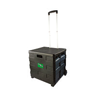 VFM Containr Trolly/Lid Fold Blk/Gry