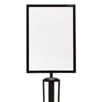 VFM Barrier Sys Sign Holder A4 Blk