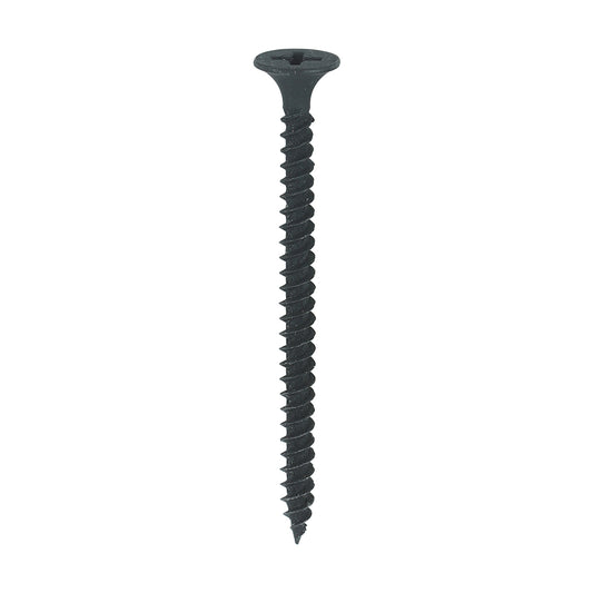 TIMCO Drywall Fine Thread Bugle Head Black Screws - 3.5 x 50 Box OF 200 - 00050DRYS