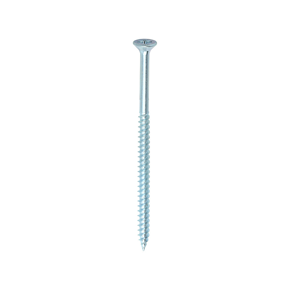 TIMCO Twin-Threaded Countersunk Silver Woodscrews - 8 x 3 Box OF 200 - 00083CWZ