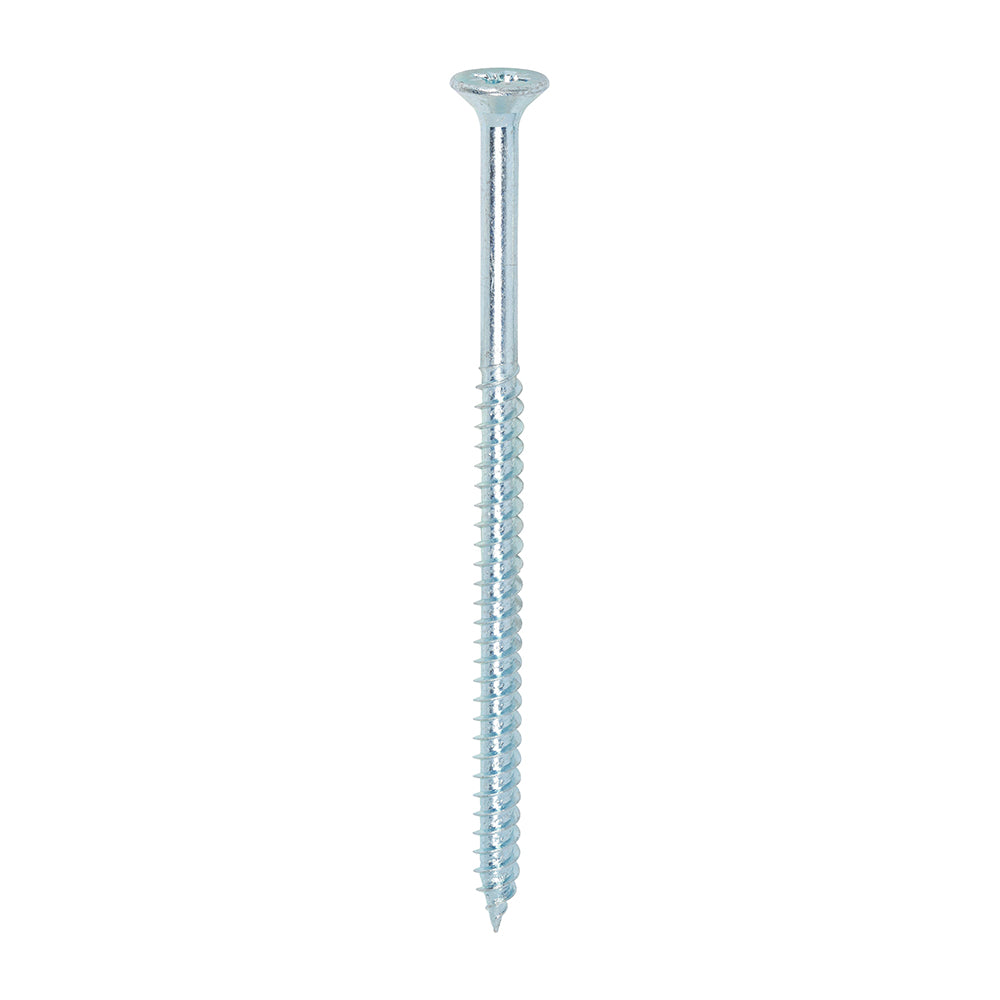 TIMCO Twin-Threaded Countersunk Silver Woodscrews - 12 x 4 Box OF 100 - 00124CWZ