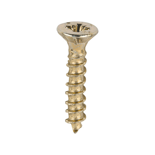 TIMCO Velocity Premium Multi-Use Countersunk Gold Woodscrews, All Sizes