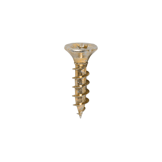 TIMCO Solo Countersunk Gold Woodscrews - 3.5 x 15 Box OF 200 - 35015SOLOC
