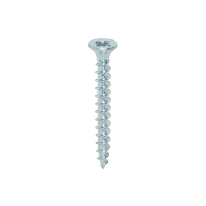 TIMCO Solo Countersunk Silver Woodscrews - 3.5 x 30 Box OF 200 - 35030SOLOZ