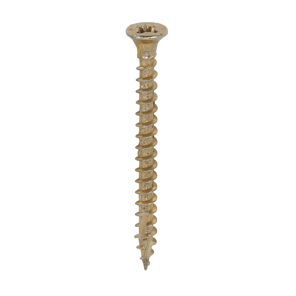 TIMCO C2 Strong-Fix Multi-Purpose Premium Countersunk Gold Woodscrews - 3.5 x 40 Box OF 200 - 35040C2