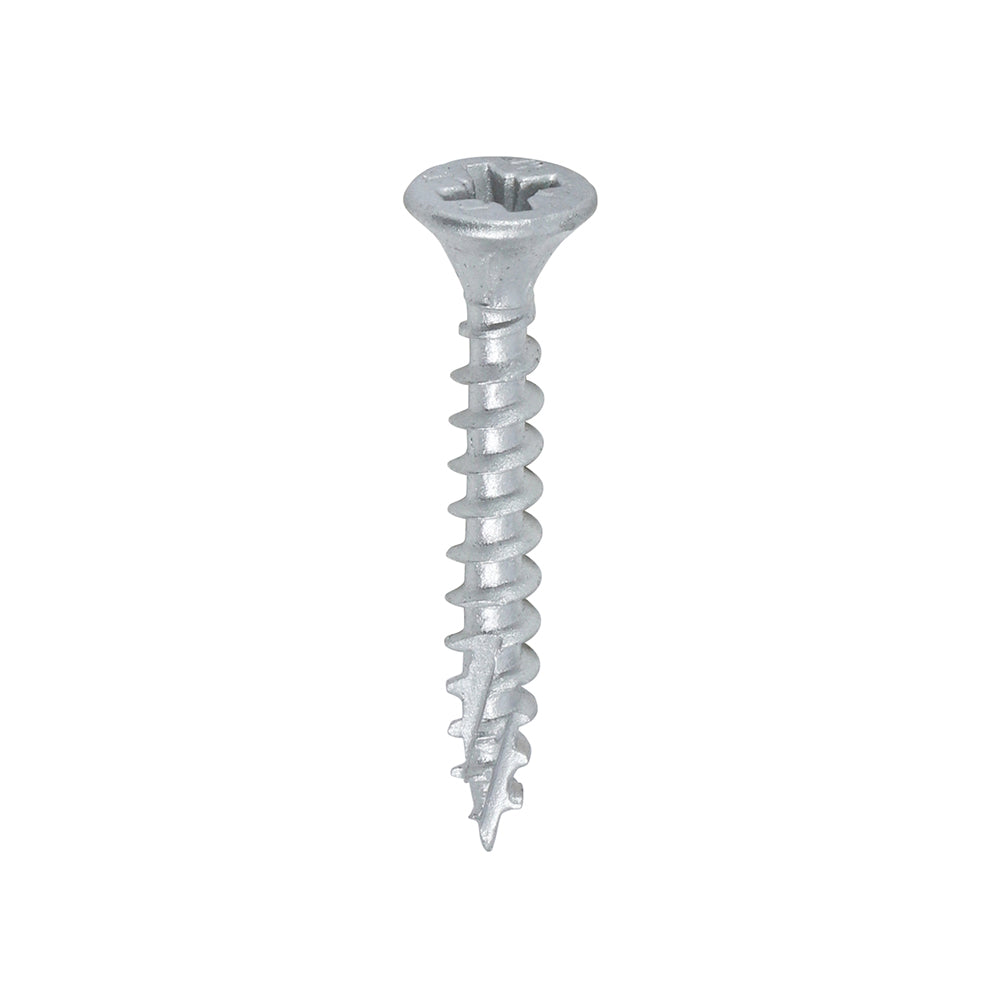TIMCO C2 Exterior Multi-Purpose Premium Countersunk Silver Woodscrews - 4.0 x 30 Tub OF 400 - 40030C2S
