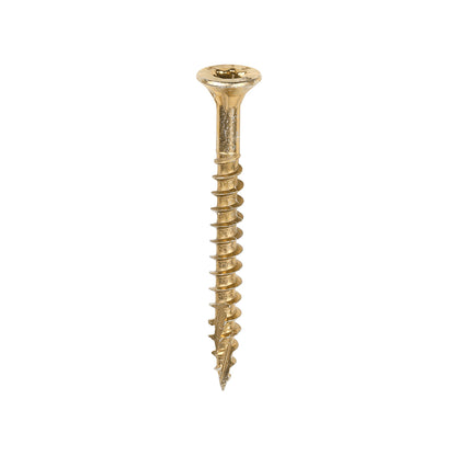 TIMCO C2 Clamp-Fix Multi-Purpose Premium Countersunk Gold Woodscrews - 4.0 x 40 Box OF 200 - 40040C2C