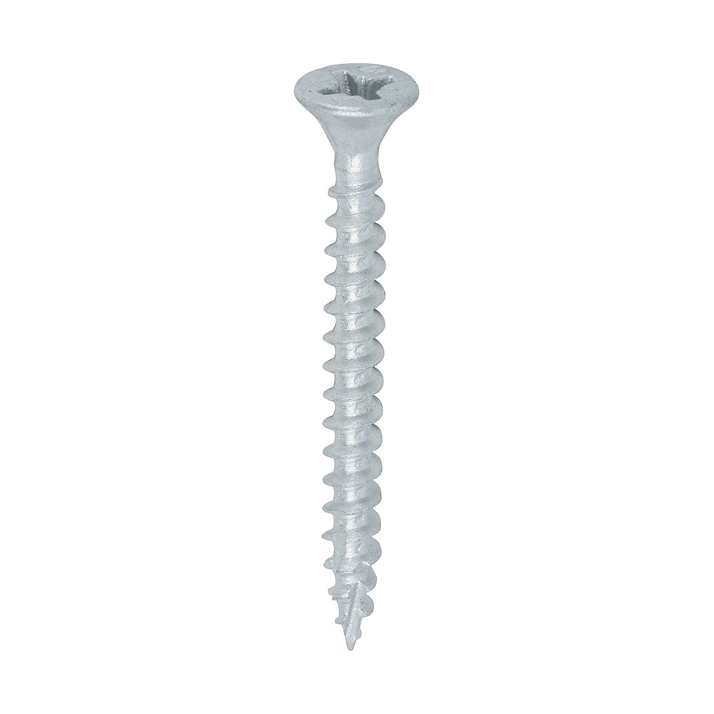 TIMCO C2 Exterior Multi-Purpose Premium Countersunk Silver Woodscrews - 4.0 x 40 Tub OF 350 - 40040C2S