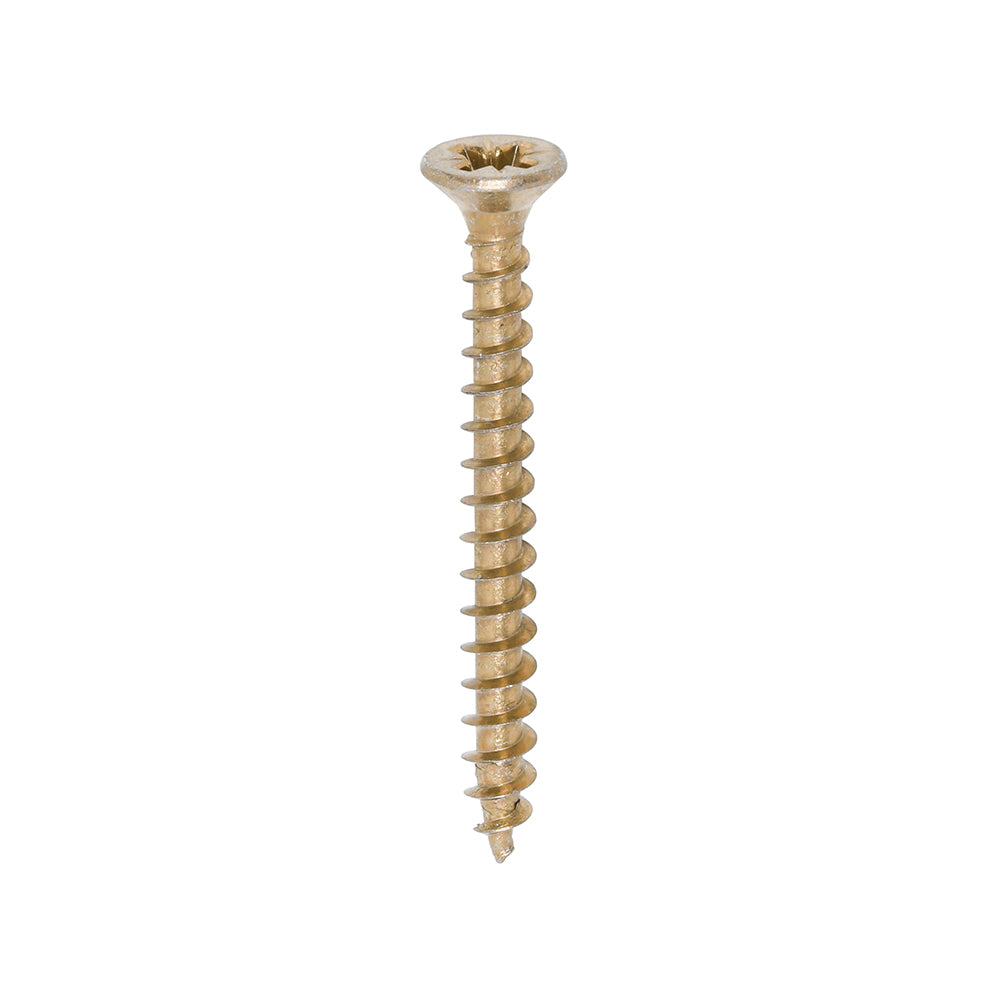 TIMCO Solo Countersunk Gold Woodscrews - 4.0 x 40 Box OF 200 - 40040SOLOC