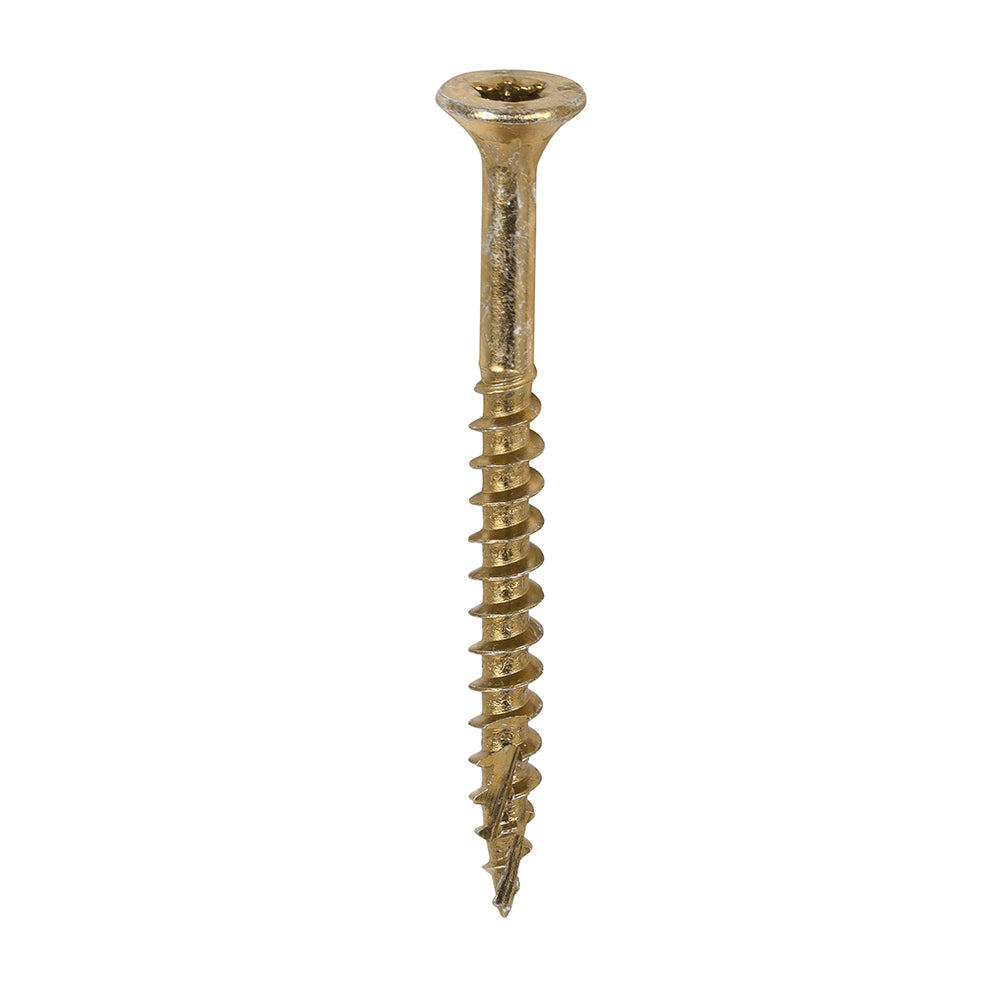 TIMCO C2 Clamp-Fix Multi-Purpose Premium Countersunk Gold Woodscrews - 4.0 x 45 Box OF 200 - 40045C2C