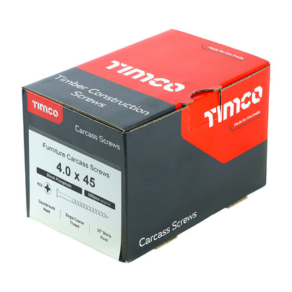 TIMCO Carcass Screws - All Sizes, 500pcs