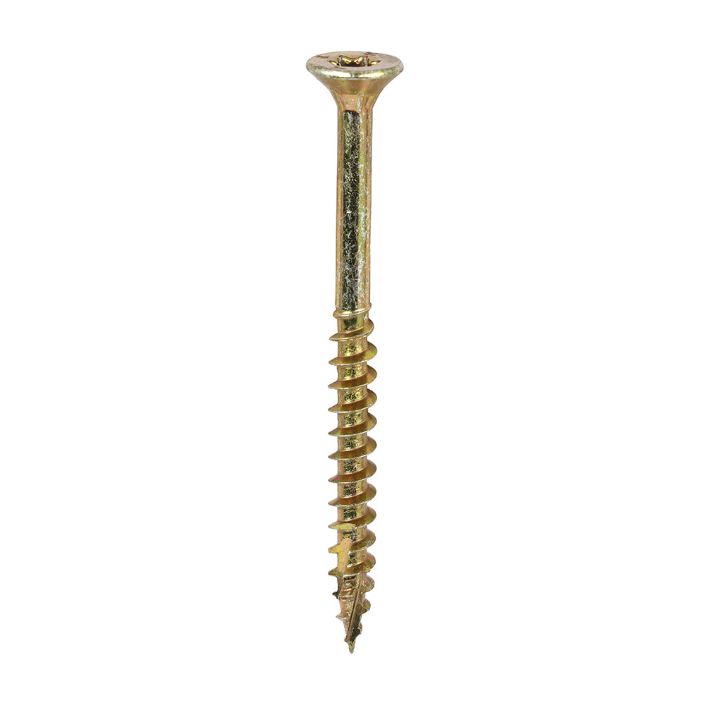 TIMCO C2 Clamp-Fix Multi-Purpose Premium Countersunk Gold Woodscrews - 4.0 x 50 Tub OF 800 - 40050C2CTUB