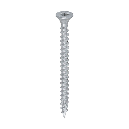 TIMCO C2 Exterior Multi-Purpose Premium Countersunk Silver Woodscrews - 4.0 x 50 Tub OF 300 - 40050C2S
