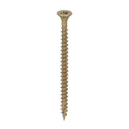 TIMCO C2 Strong-Fix Multi-Purpose Premium Countersunk Gold Woodscrews - 4.0 x 60 Box OF 200 - 40060C2