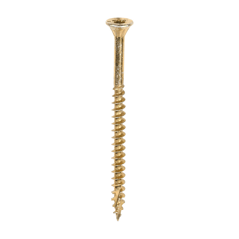 TIMCO C2 Clamp-Fix Multi-Purpose Premium Countersunk Gold Woodscrews - 4.0 x 60 Box OF 200 - 40060C2C