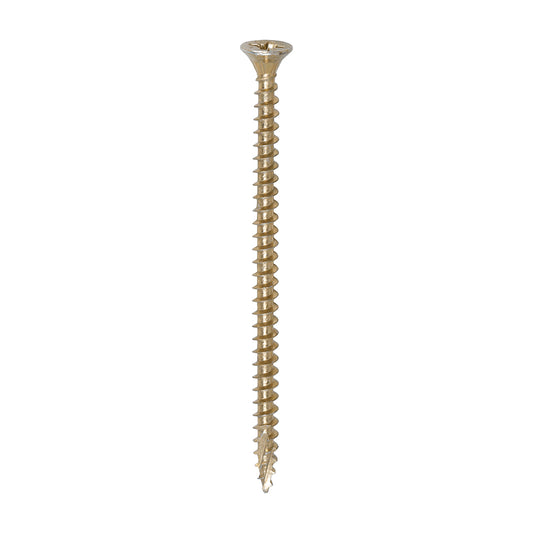 TIMCO C2 Strong-Fix Multi-Purpose Premium Countersunk Gold Woodscrews - 4.0 x 70 Box OF 200 - 40070C2