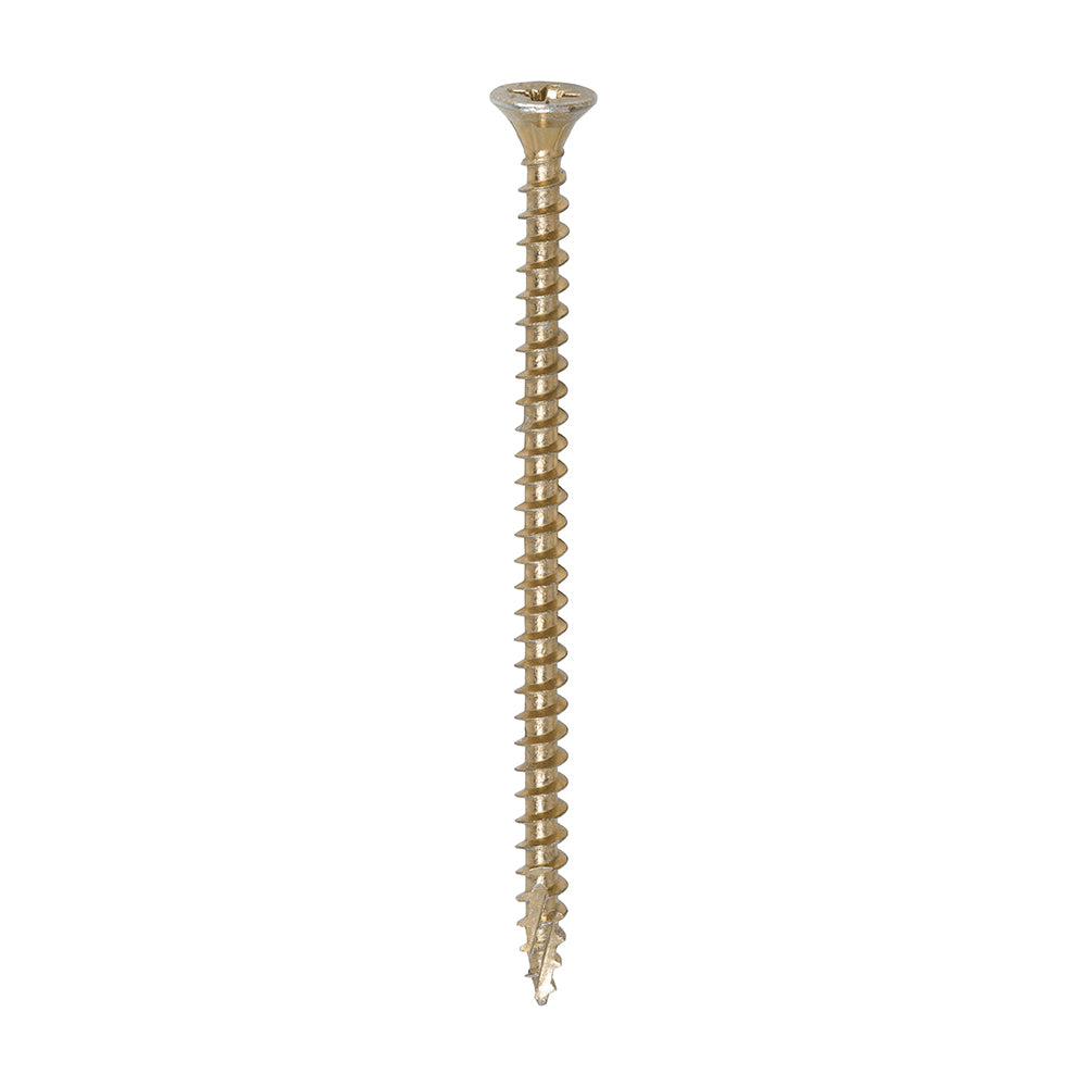 TIMCO C2 Strong-Fix Multi-Purpose Premium Countersunk Gold Woodscrews - 4.0 x 70 Box OF 200 - 40070C2