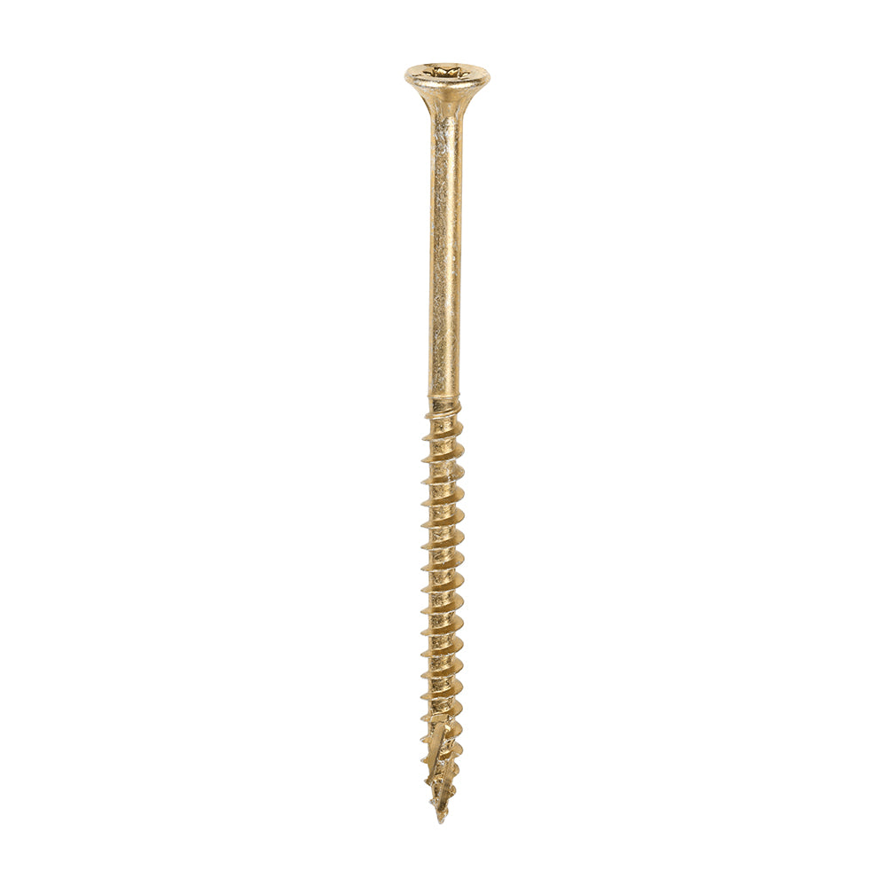 TIMCO C2 Clamp-Fix Multi-Purpose Premium Countersunk Gold Woodscrews - 4.0 x 70 Box OF 200 - 40070C2C
