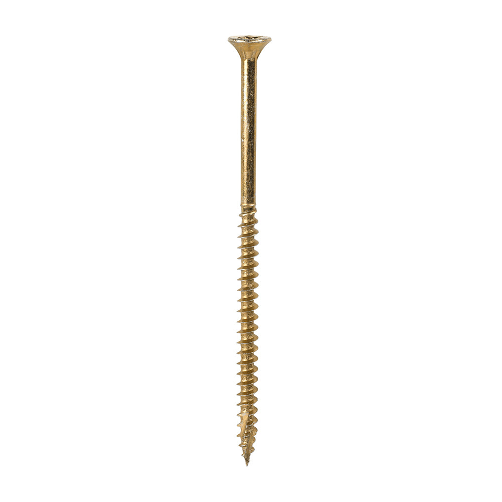 TIMCO C2 Clamp-Fix Multi-Purpose Premium Countersunk Gold Woodscrews - 4.0 x 80 Box OF 200 - 40080C2C