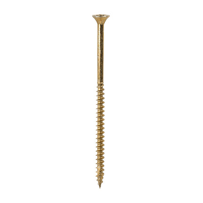 TIMCO C2 Clamp-Fix Multi-Purpose Premium Countersunk Gold Woodscrews - 4.0 x 80 Box OF 200 - 40080C2C